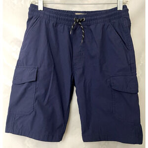 Weatherproof Vintage Drawstring Shorts Size Large Navy Blue